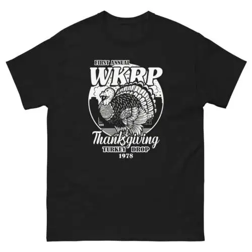 Vintage 1978 WKRP Turkey Drop Thanksgiving Unisex T-Shirt