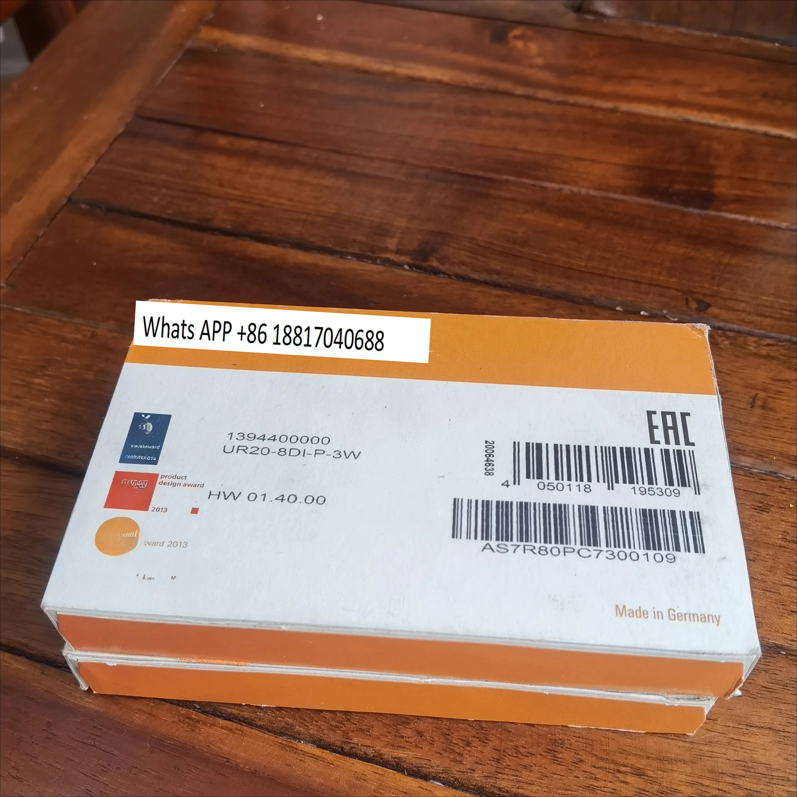 

Spot promotion, brand new original UR20-8DI-P-3W 1394400000 physical photo