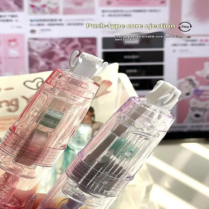 1 قطعة 360 درجة الدورية تصحيح الشريط الصحافة نوع إعادة الملء الأبيض خارج تصحيح القلم نمط استبدال الأساسية طالب مصحح