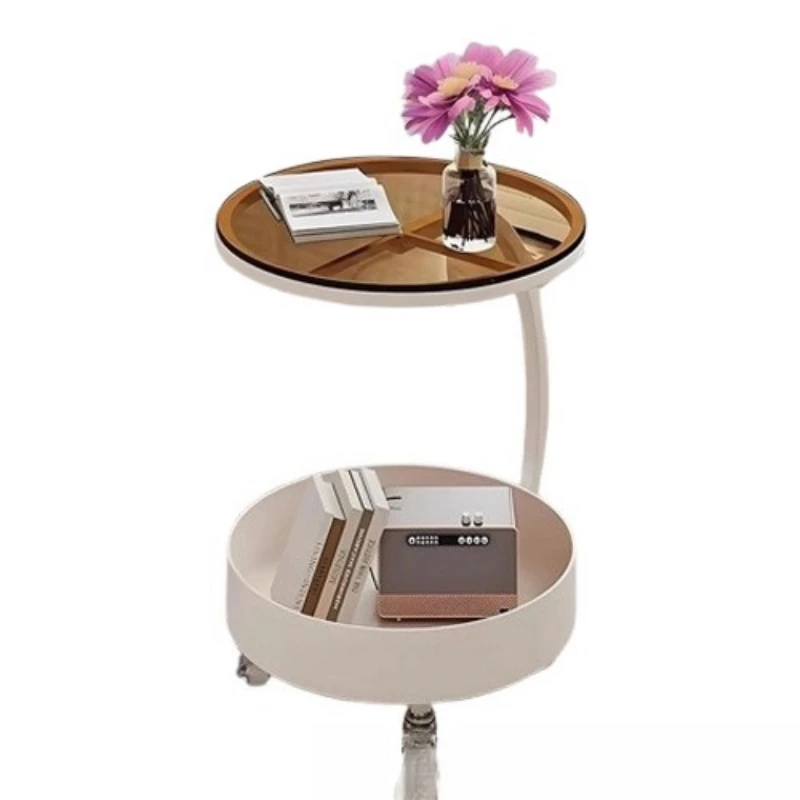 

Sofa side living room removable coffee table bedroom bedside table cart rack balcony simple creative small