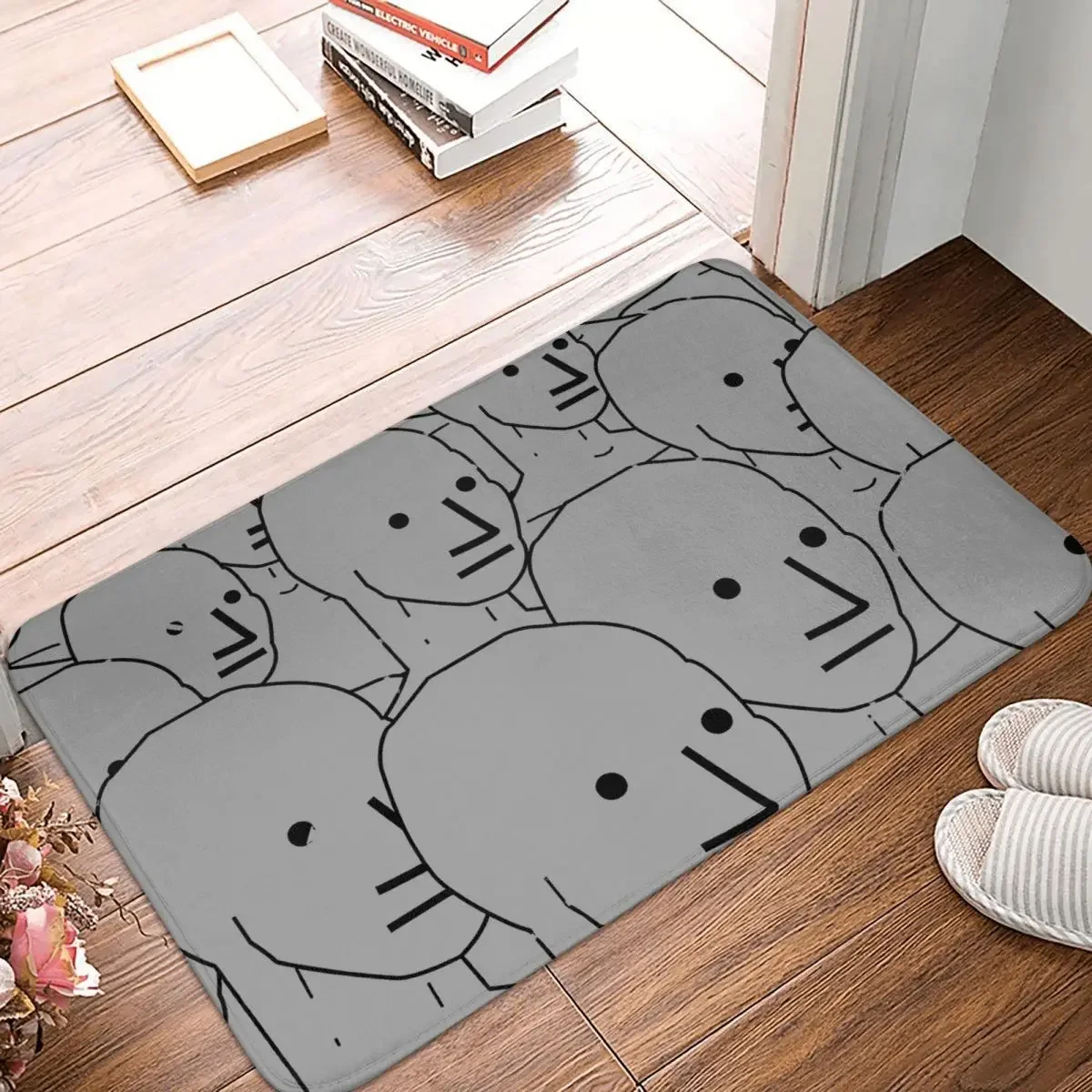 Meme Non-Slip Carpet We Are Unique NPC Crowd Doormat Bedroom Kitchen Mat Welcome Decoration Rug