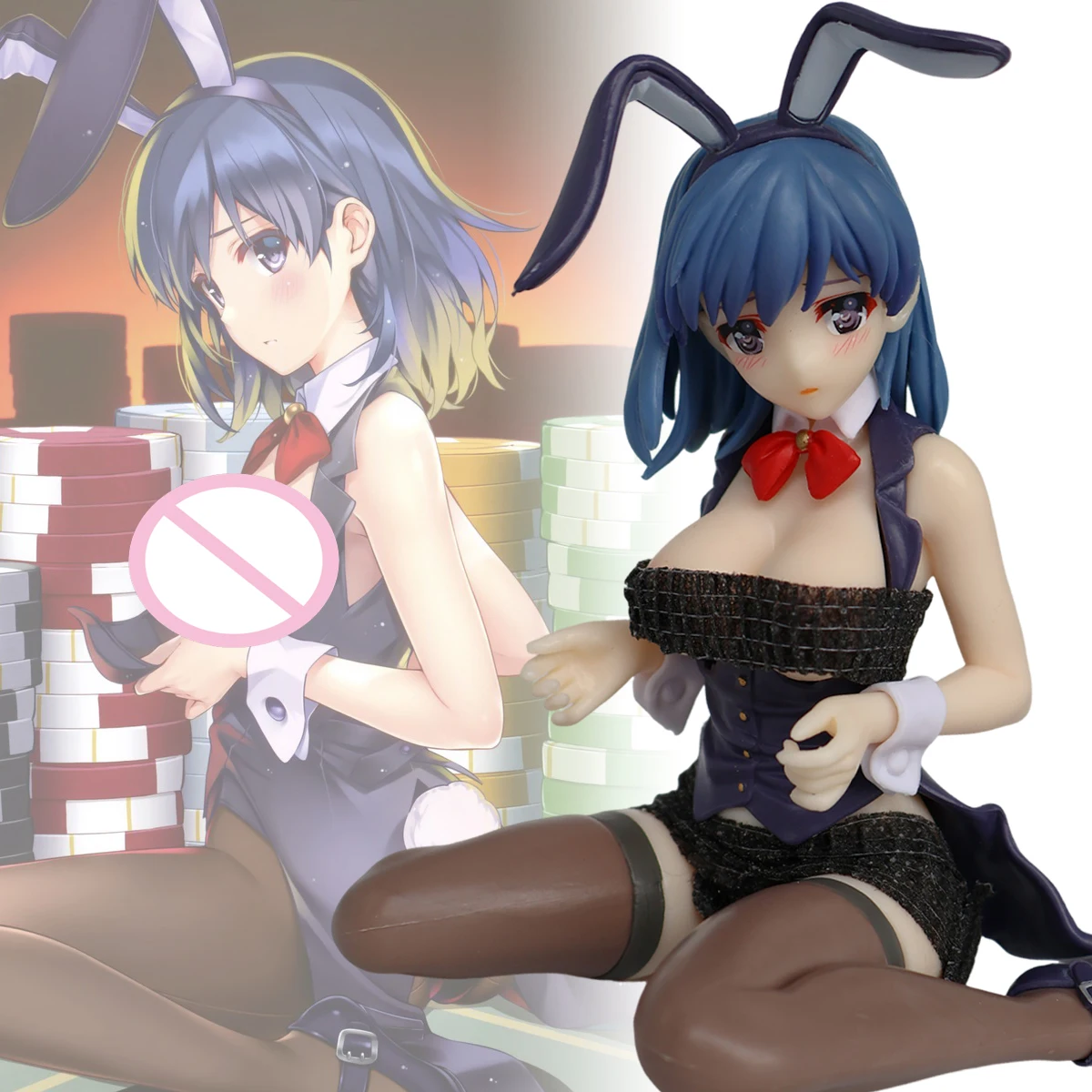 

16CM Skytube Fukiishi Hana 1/6 Casino Ver Sexy Girl Action Figures PVC Collection Doll Model Toys Festive Gift Anime Fans