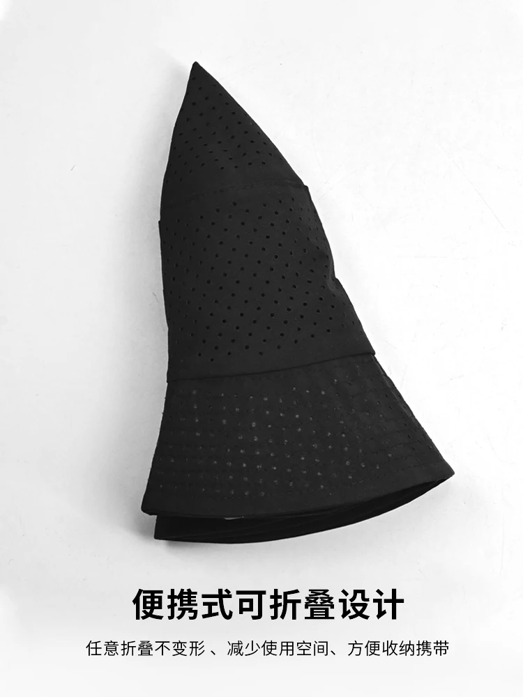 Hong Kong SQD brand new all net fisherman hat men ins trendy sun visor hat basin hat men summer mesh breathable hat