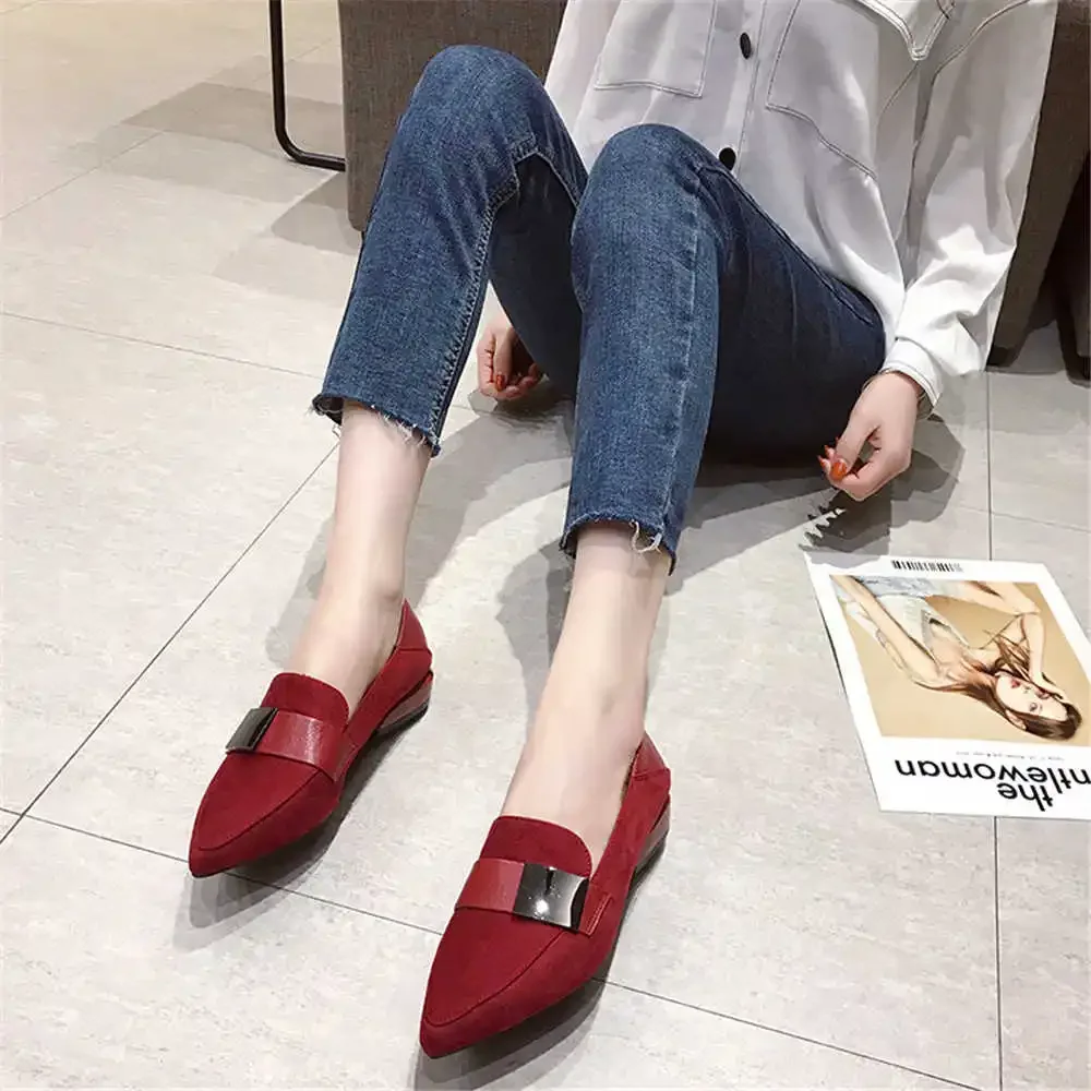 Appearance Increases PU Leather Baskette For Woman Flats Original Women\'s Brand Shoes Black Sneakers Ladies Sport Hand Made