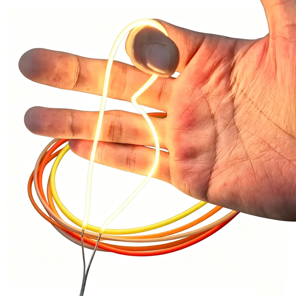 LED Flexible Filament DC3V 80mm130mm255mm300mm460mm cob LED Noodles Soft Filament DIY Diode Home Decor Lighting