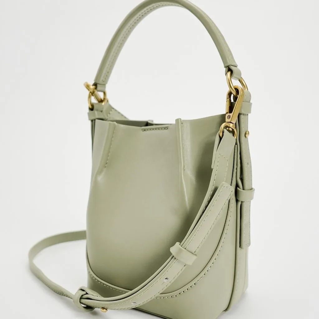 حقيبة ركاب خضراء 2025، محفظة كتف واسعة برباط للنساء، حقيبة كروس متعددة الاستخدامات، حقيبة بسيطة ليلاً ونهارًا #2