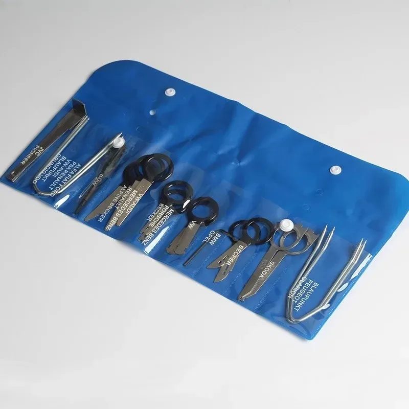 ل 20 قطعة ستيريو داش مشغل أقراص مضغوطة أداة إزالة الصواميل مجموعة اكسسوارات السيارات الجديدة لراديو السيارة إزالة الصوت تثبيت مفتاح عدة #4