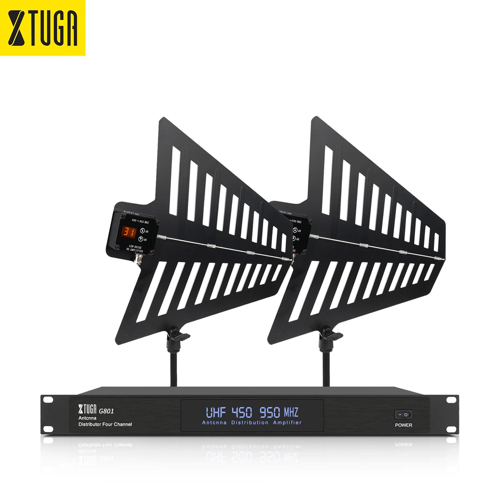 Amplificatore per antenna del sistema di distribuzione del segnale del microfono wireless TLF Xtuga GA816