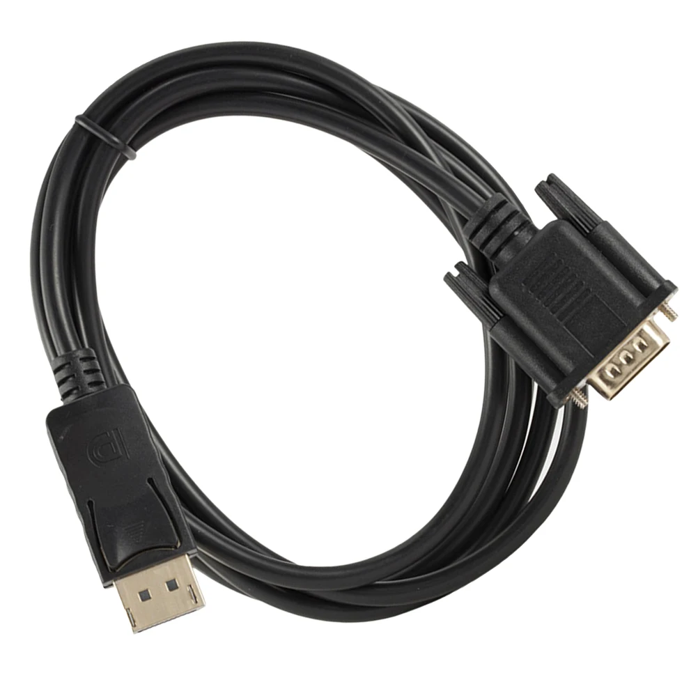 

to VGA Conversion Cable Copper Core Dual Cables High Definition Video Streaming Monitor Projector Use DisplayPort Adapter VGA