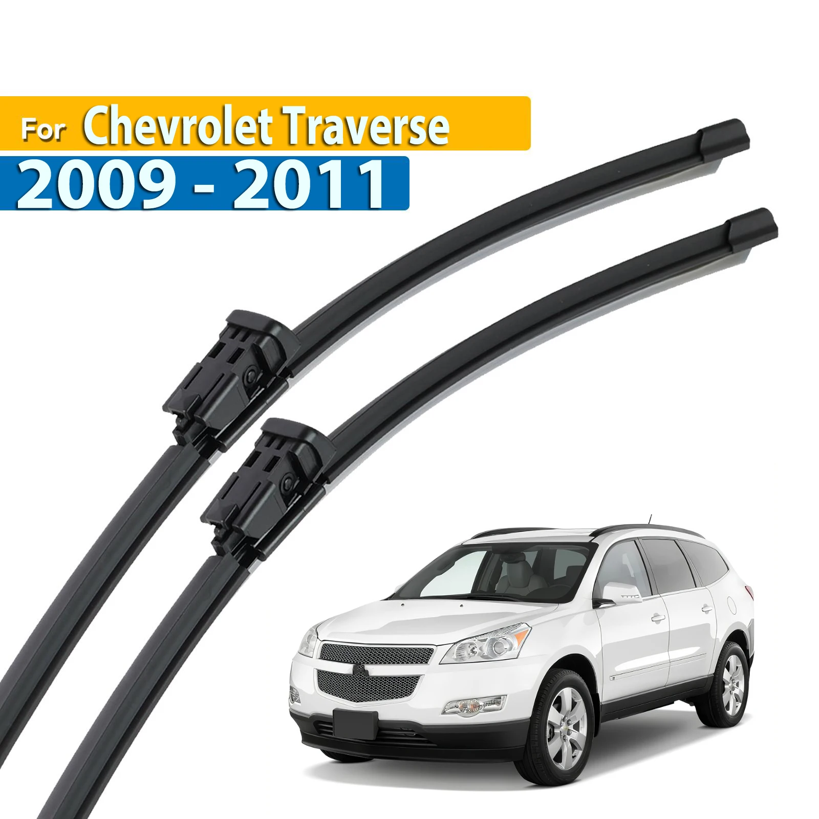 

Передние щетки стеклоочистителя Erick's LHD для Chevrolet Traverse 2009-2011, лобовое стекло, щетки от дождя для чистого окна 24 "+ 21"