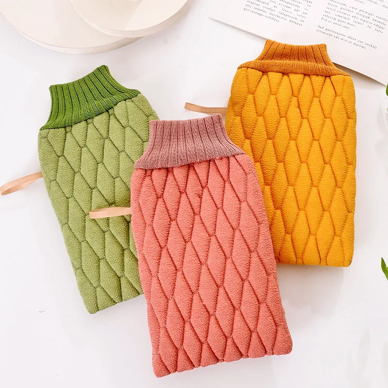 Bath towels for men and women Household mud rubbing decontamination Back exfoliation Bath gloves Coarse sand 250D bath towel