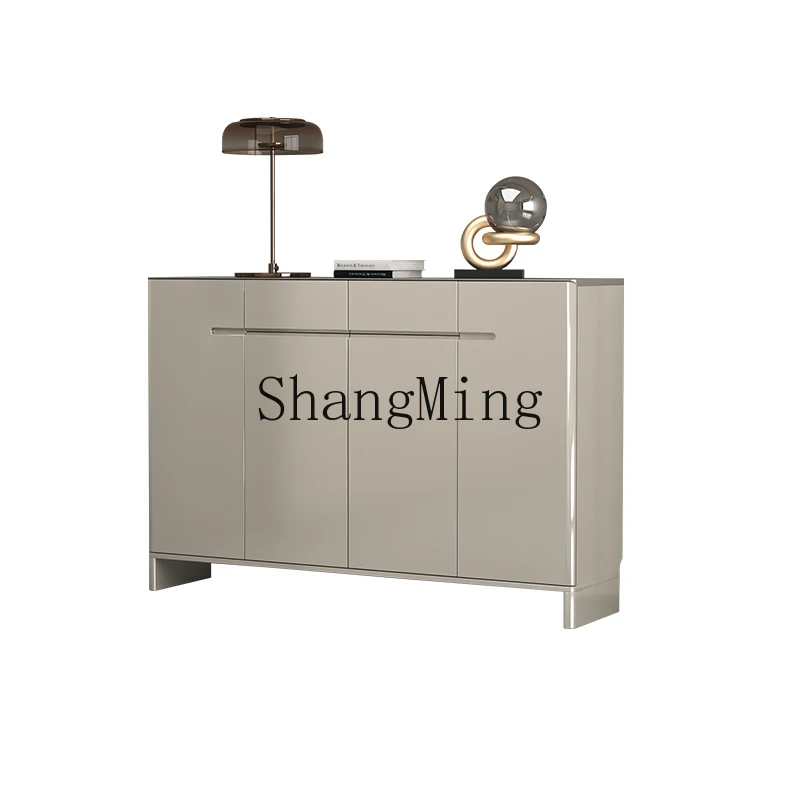 

ZYH light luxury simple shoe cabinet door entrance entrance door locker against the wall large capacity storage cabinet