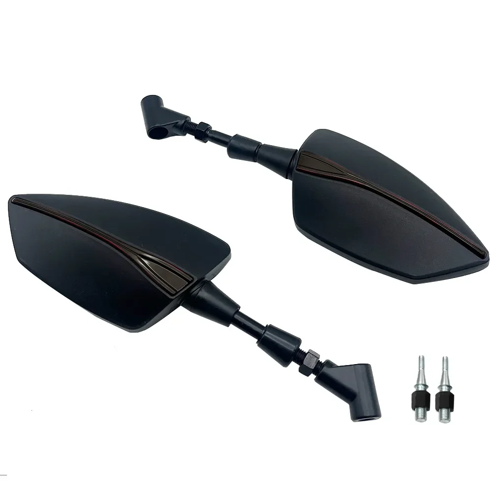 For Yamaha YBR125 YBR150 YBR250 YBR 125 150 250 8/10mm Motorcycle Universal Adjustabale Rearview Rear View Mirrors Side Mirror