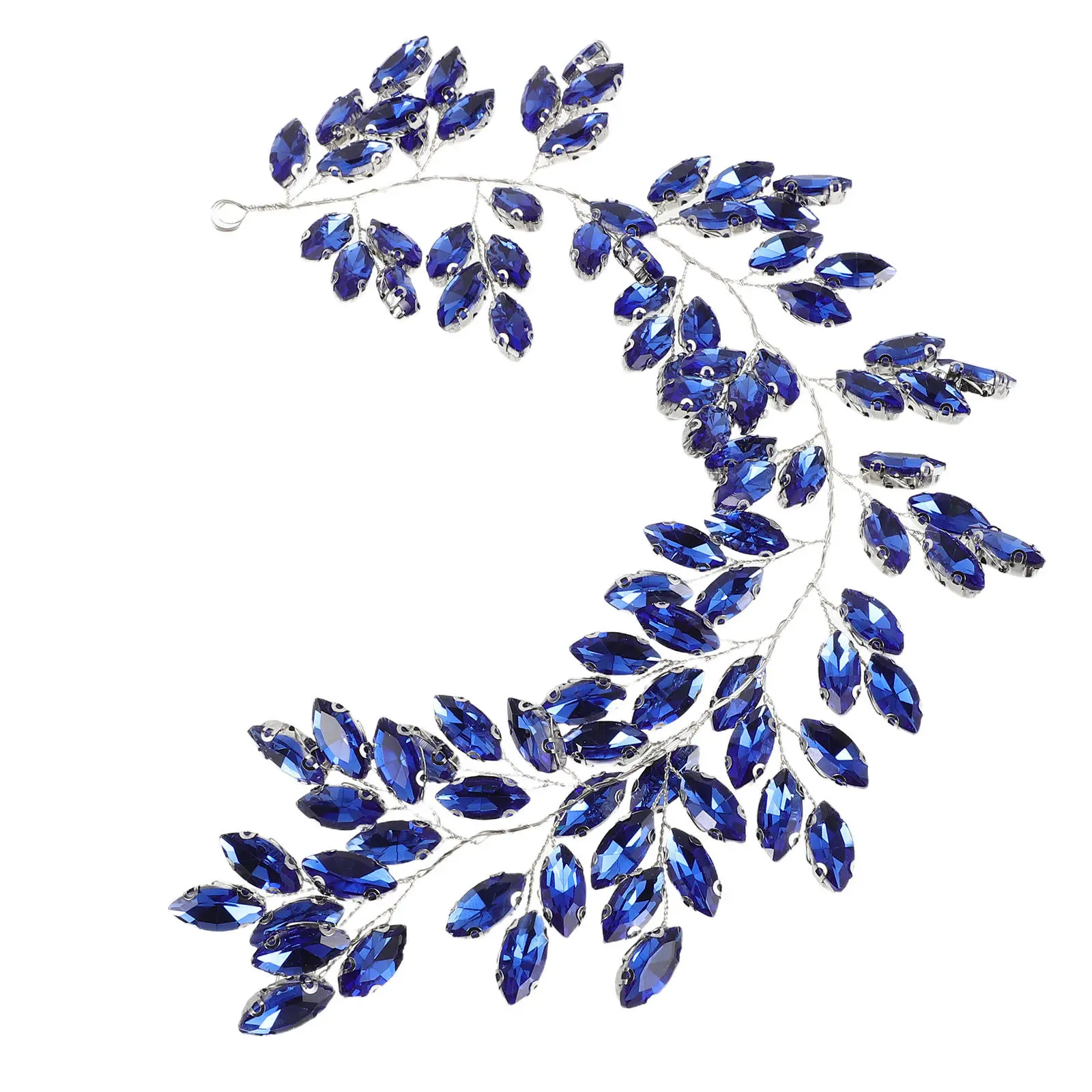 

Повязка на голову ручной работы со стразами для женщин, сверкающая, украшенная кристаллами, свадебная, элегантная, для торжественных случаев, аксессуар для нарядного платья