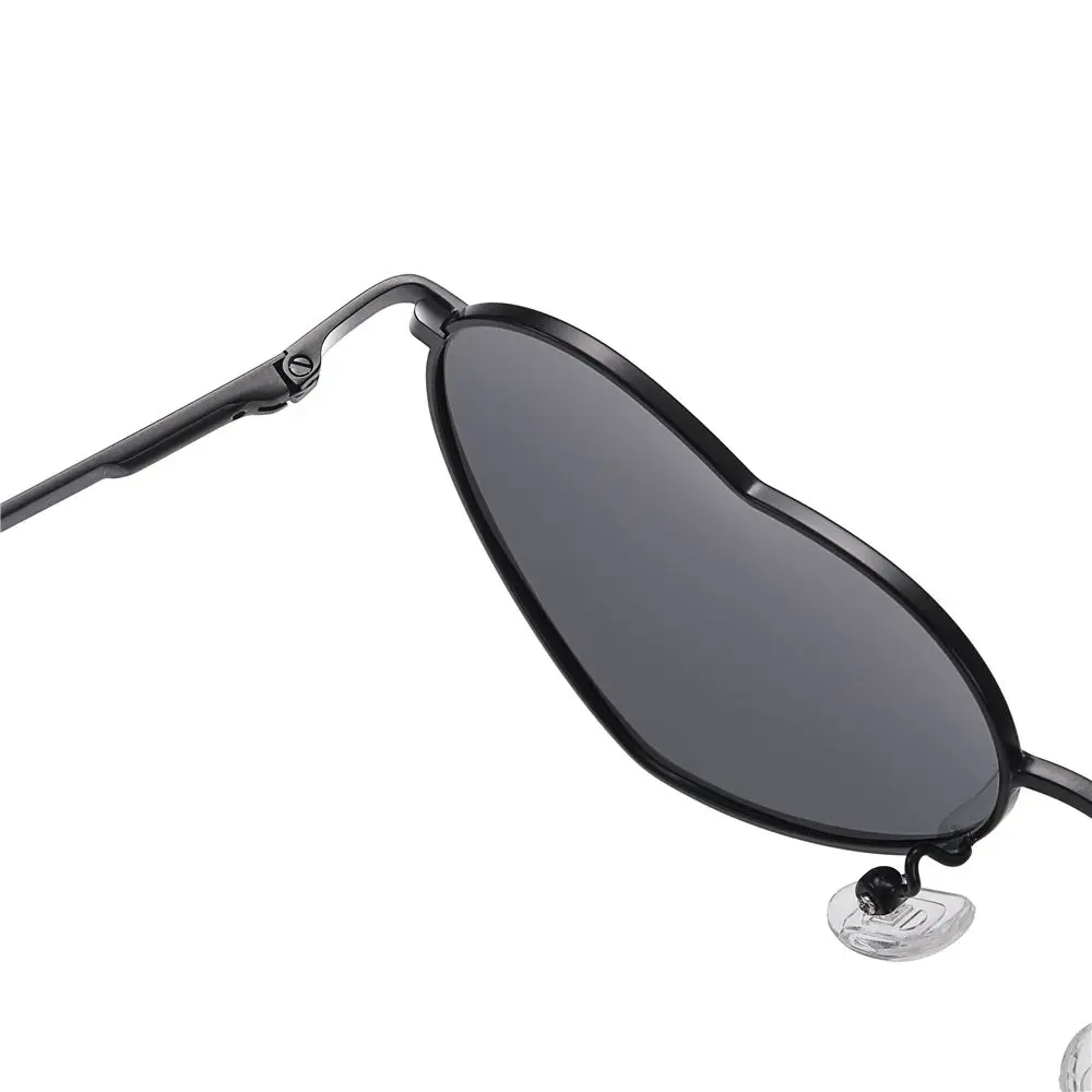 Fancy Accessories Metal Frame UV400 Protection Women Heart Sunglasses Heart-Shaped Glasses  Glasses Eyewear