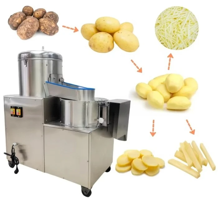 Home Electric Potato Peeler Potato Washing Machine and Peeling Root Vegetable Washing Peeling Machine