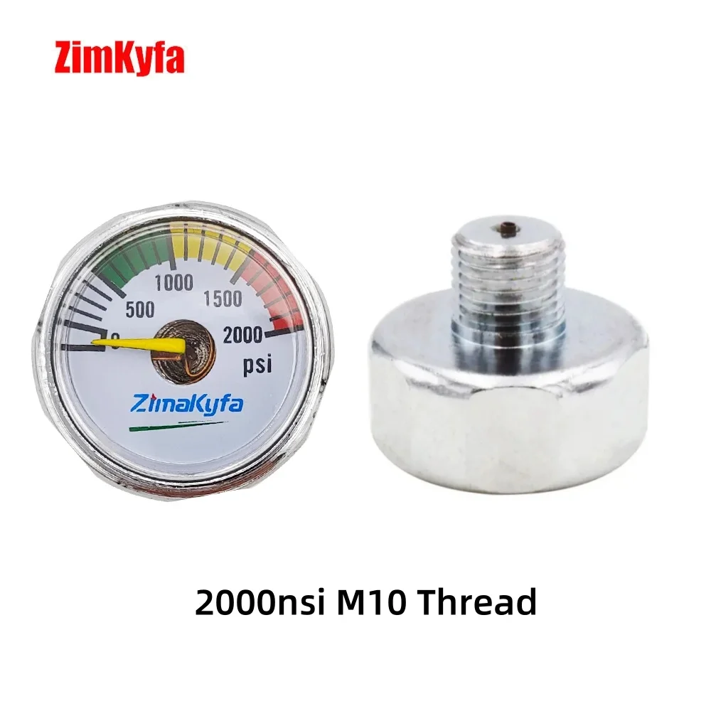 Air Mini Micro Pressure Gauge Manometre Manometer 1/8BSPP(G1/8),1/8NPT,M10,M8,300bar 350bar Hand Pump Valve Tool