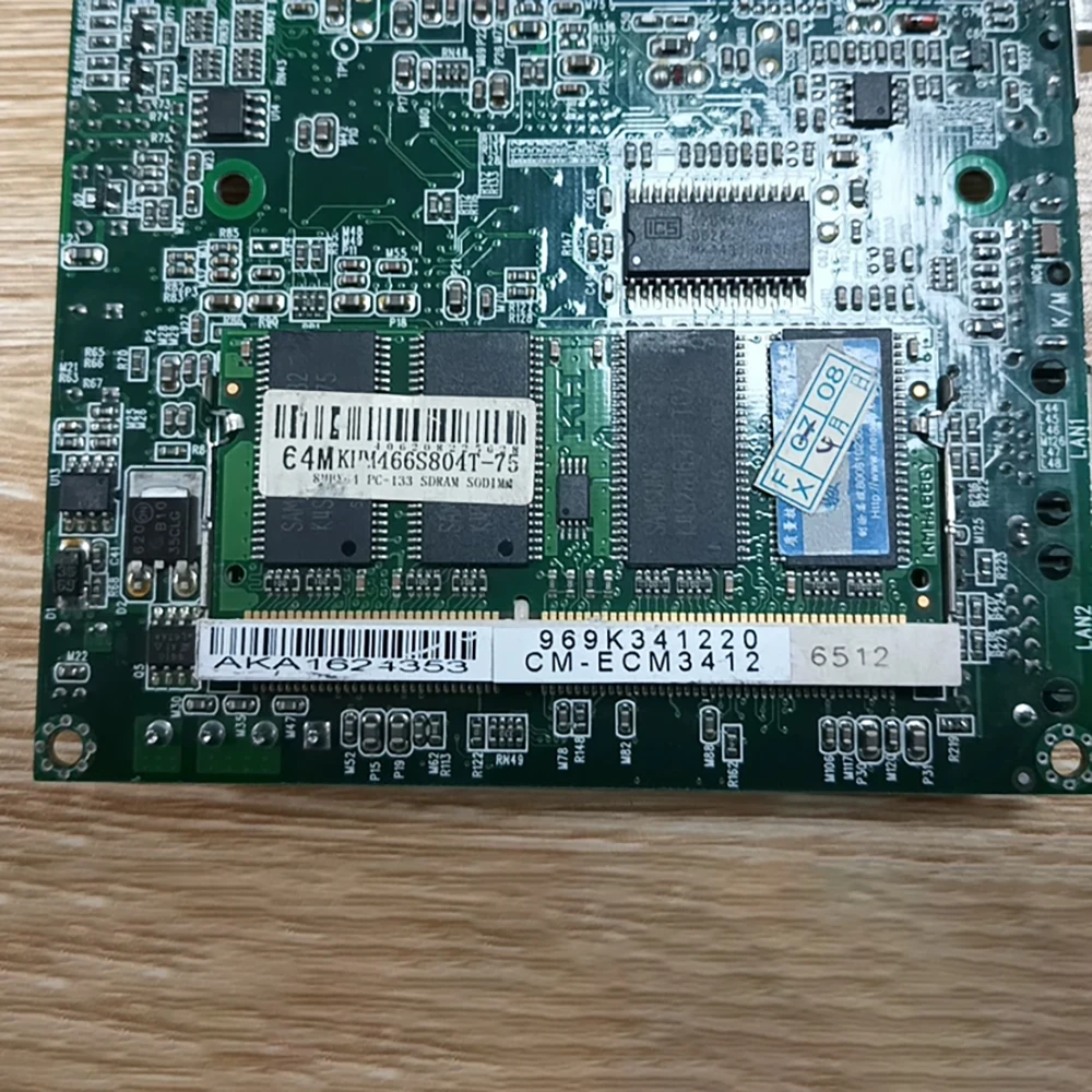 

ECM-3412 REV:A1 3.5-inch embedded motherboard ECM3412