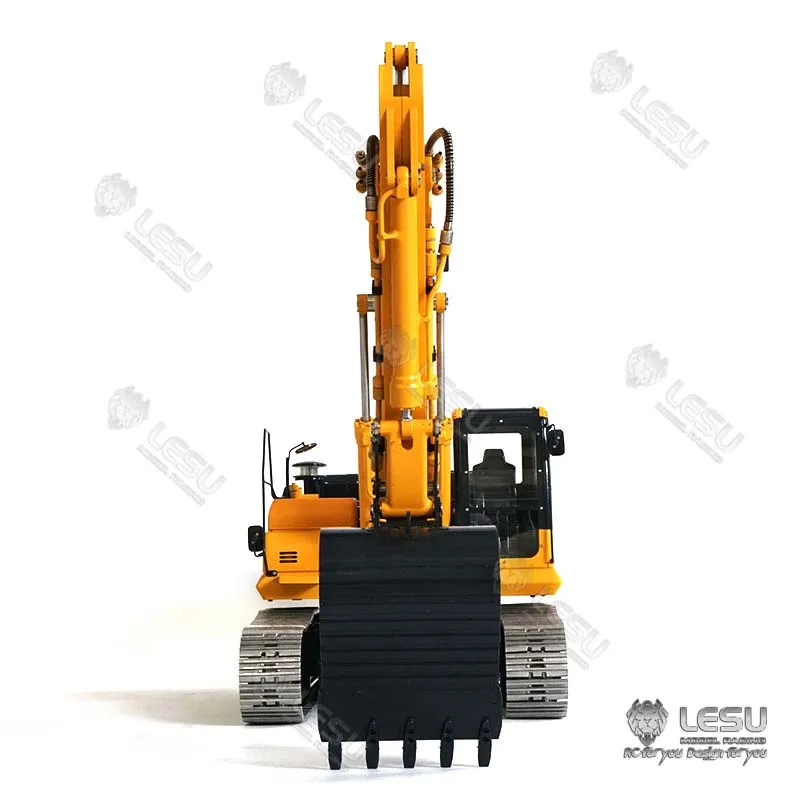 LESU 1/14 Painted Yellow Color  PC360 Metal Hydraulic RC Excavator Pump Valve Radio KIT Trucks Cars Vehicle Outdoor Toy THZH0901