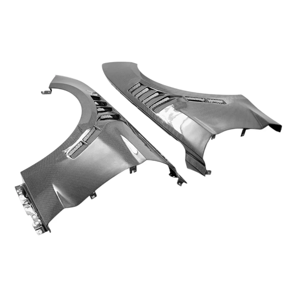 Modified GT500 Style Carbon Fiber Fibre Front Side mudguard for Ford Mustang S550.1 S550.2 2015 - 2017 2018-2023 view 6