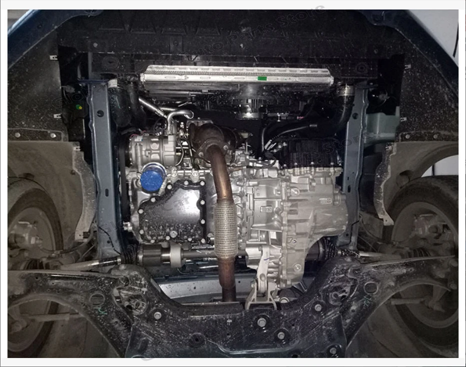 For Roewe i5 2019-2021 1.5T Under Engine Shield Lower Engine Cover Guard Engine Bash Plate Mudproof Chassis Bottom Protector