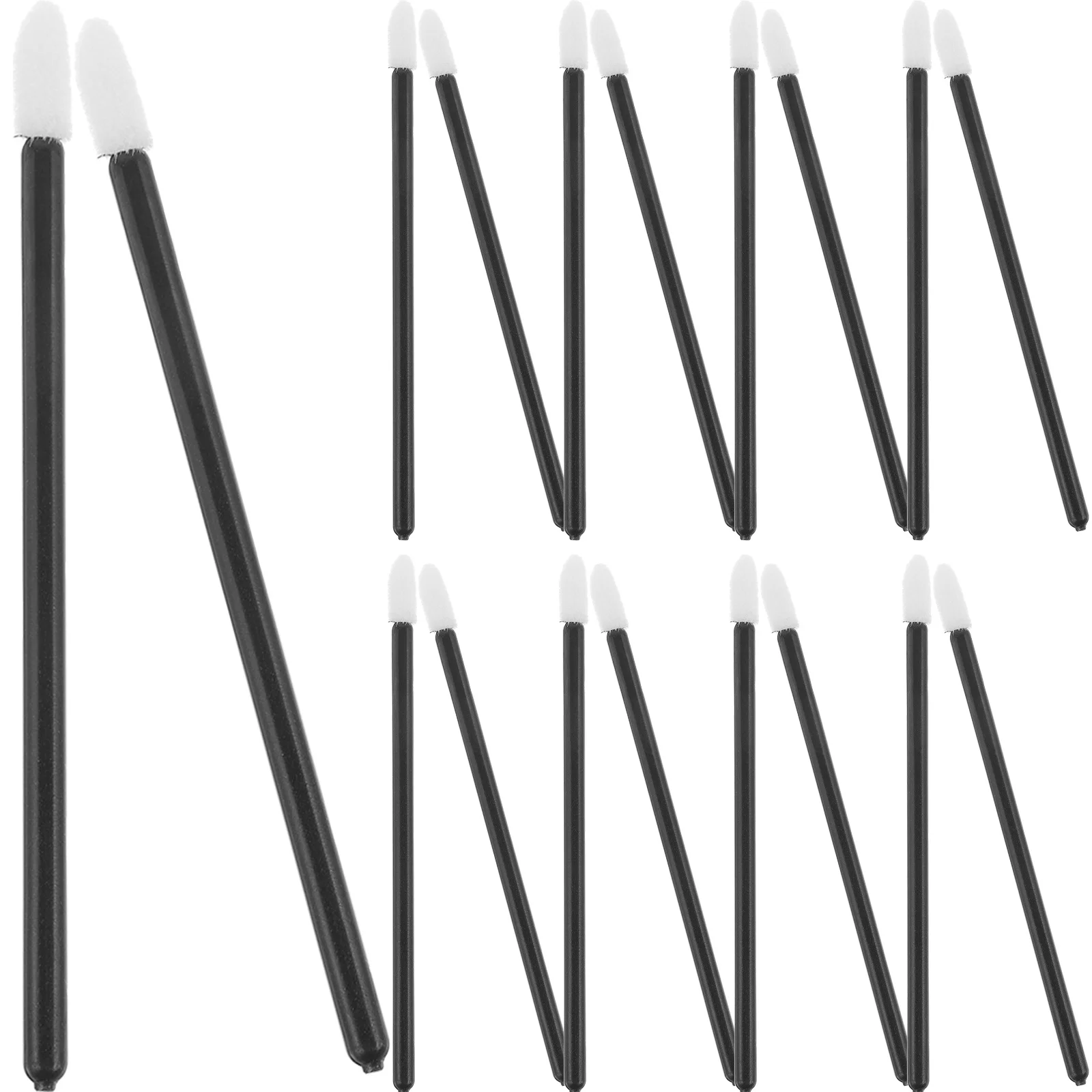 แปรงทาปากแบบใช้แล้วทิ้ง 50 ชิ้น อุปกรณ์แต่งหน้า แปรงทาลิปสติกแบบขนกำมะหยี่ สำหรับลิปกลอส อุปกรณ์เสริมความงามสำหรับร้านเสริมสวย แปรงทาปากแบบใช้แล้วทิ้ง