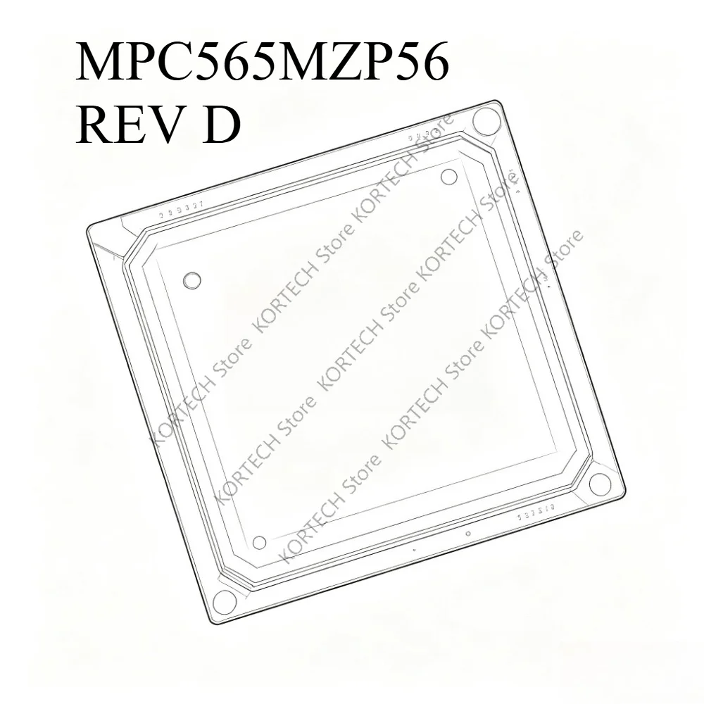 2PCS/Lot Original MPC565MZP56 REV D MPC565MZP56REV MPC565MZP56 BGA IC MCU 1M FLASH 56MHZ 388-PBGA Chip