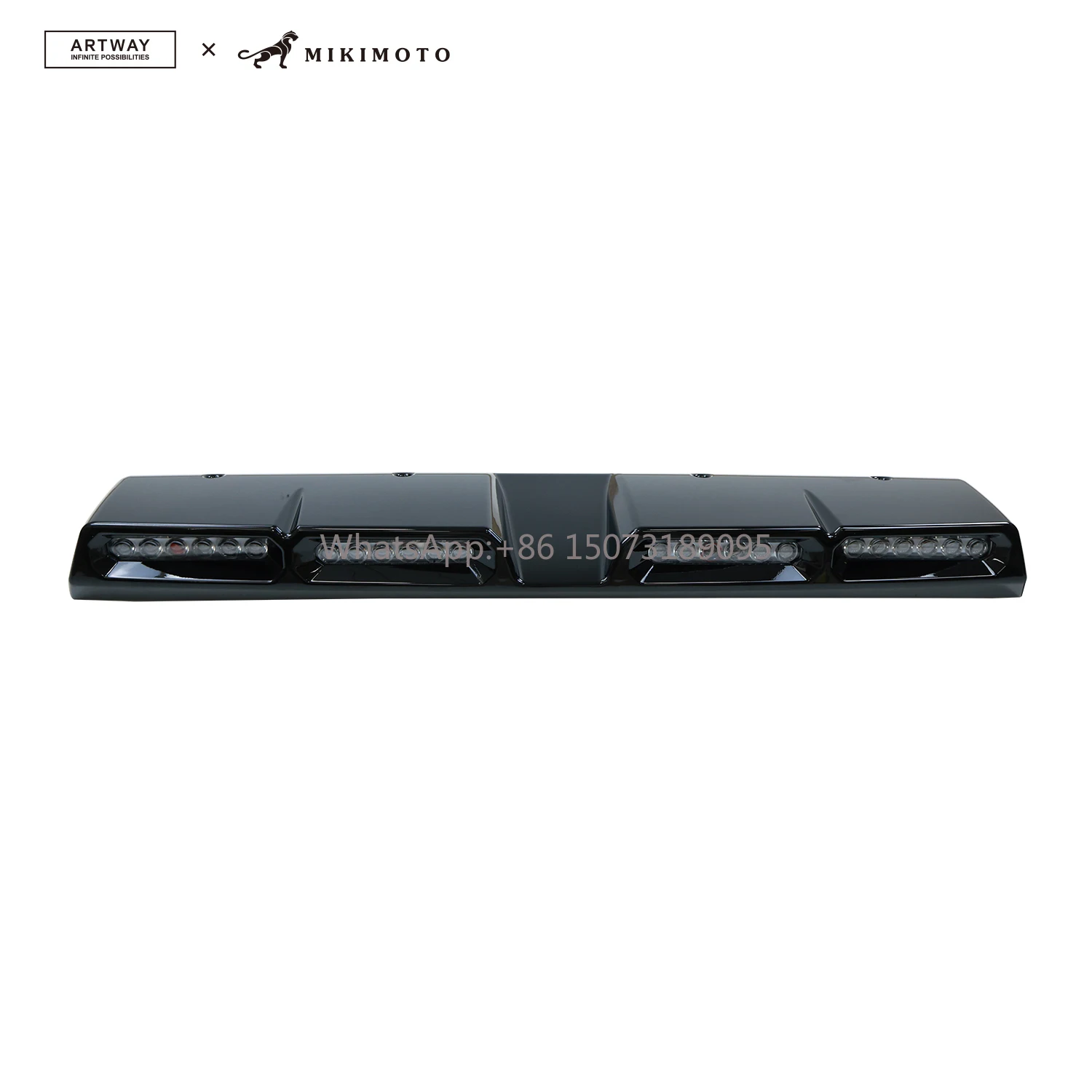 

Высококачественный литой передний глянцевый черный верхний светильник, светодиодный потолочный светильник для Toyota Hilux, внешние аксессуары для автомобиля