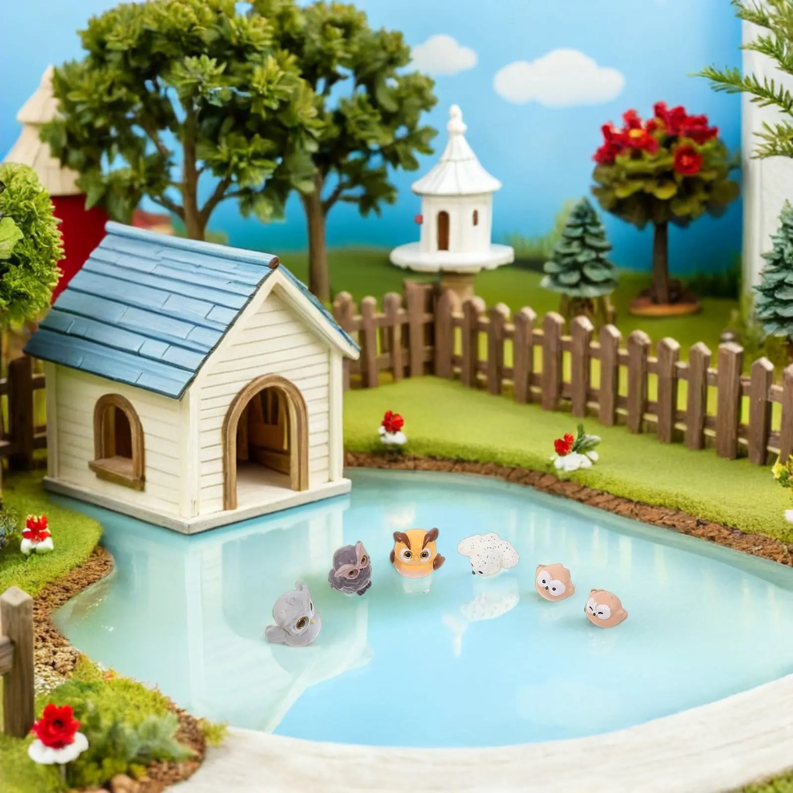 

30Pcs Resin Owl Miniatures Cute Animal Ornaments for Fairy Garden Terrarium Decor Crafting Kits Kids Adults Nature Lovers Gift