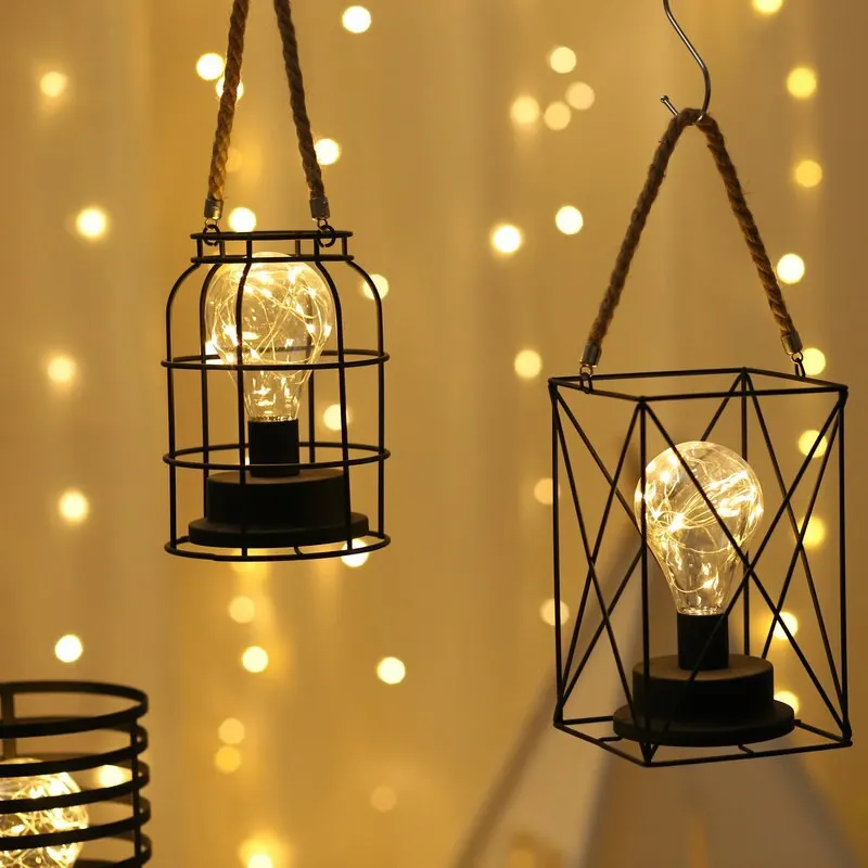 

Беспроводной декоративный светильник-фонарь на батарейках с теплым белым светодиодом для дома и улицы