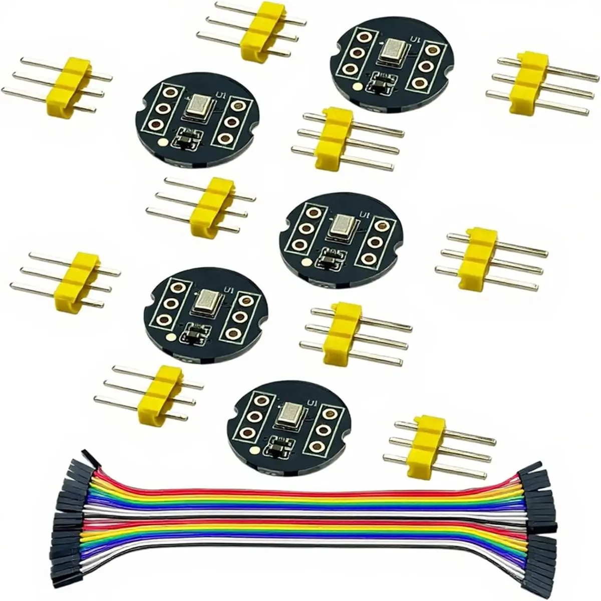 A85P 5PCS INMP441 I2S Microphone Module Omnidirectional MEMS Digital Audio Mic Breakout Board with 20CM 20Pins Cables