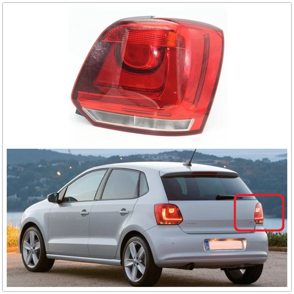 

Right Side Car Rear light For VW Polo 6C Hatchback 2014 2015 2016 2017 New Rear Light Tail Light Without Bulbs