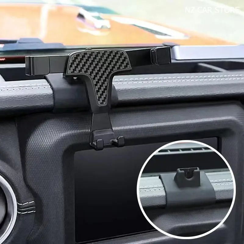 Phone Holder for Jeep Wrangler JL 2023 2022 2021 2020 2019 2018 Air Vent Mount Mobile Phone Bracket Stand Support Accessories