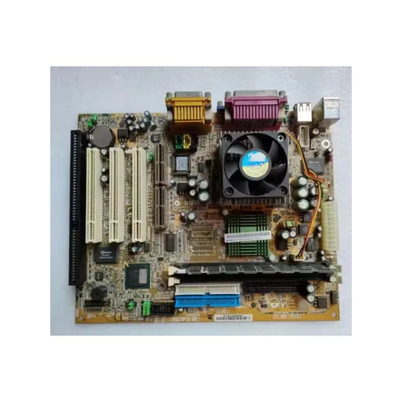 Used 810 MS6137 computer motherboard 370 needles compatible with HL wire cutting with ISA slot with memory U