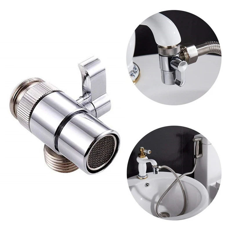 Switch Faucet Adapter Kitchen Sink Splitter Diverter Valve Water Tap Connector For Toilet Bidet Shower Kitchen Accessories