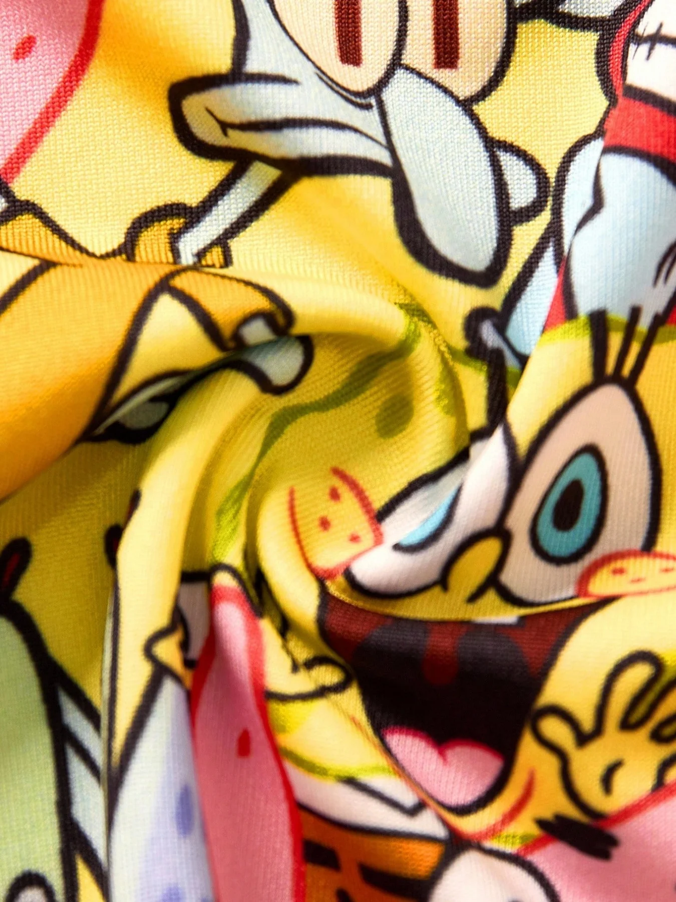 New SpongeBob SquarePants Pattern Cartoon Boxer Shorts Panties Printed Underwear Quilt Underpants Men Comfortable Boxers Briefs