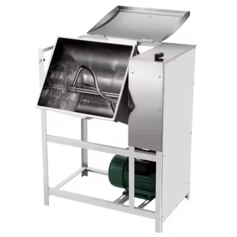 Automatic Dough Mixer Commercial 25kg 5kg 12.5kg Thickened Stainless Steel Flour Mixer