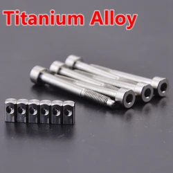 1 Set ( 6/7/8 Strings )  Titanium Alloy String Lock Screws /Saddle Insert Blocks