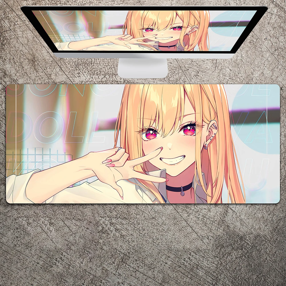 

Anime Second dimension girl Kitagawa Marin HD Printed DIY Gaming Mouse Pad Anime Style Rubber Desk Mat for E-Sports Setup