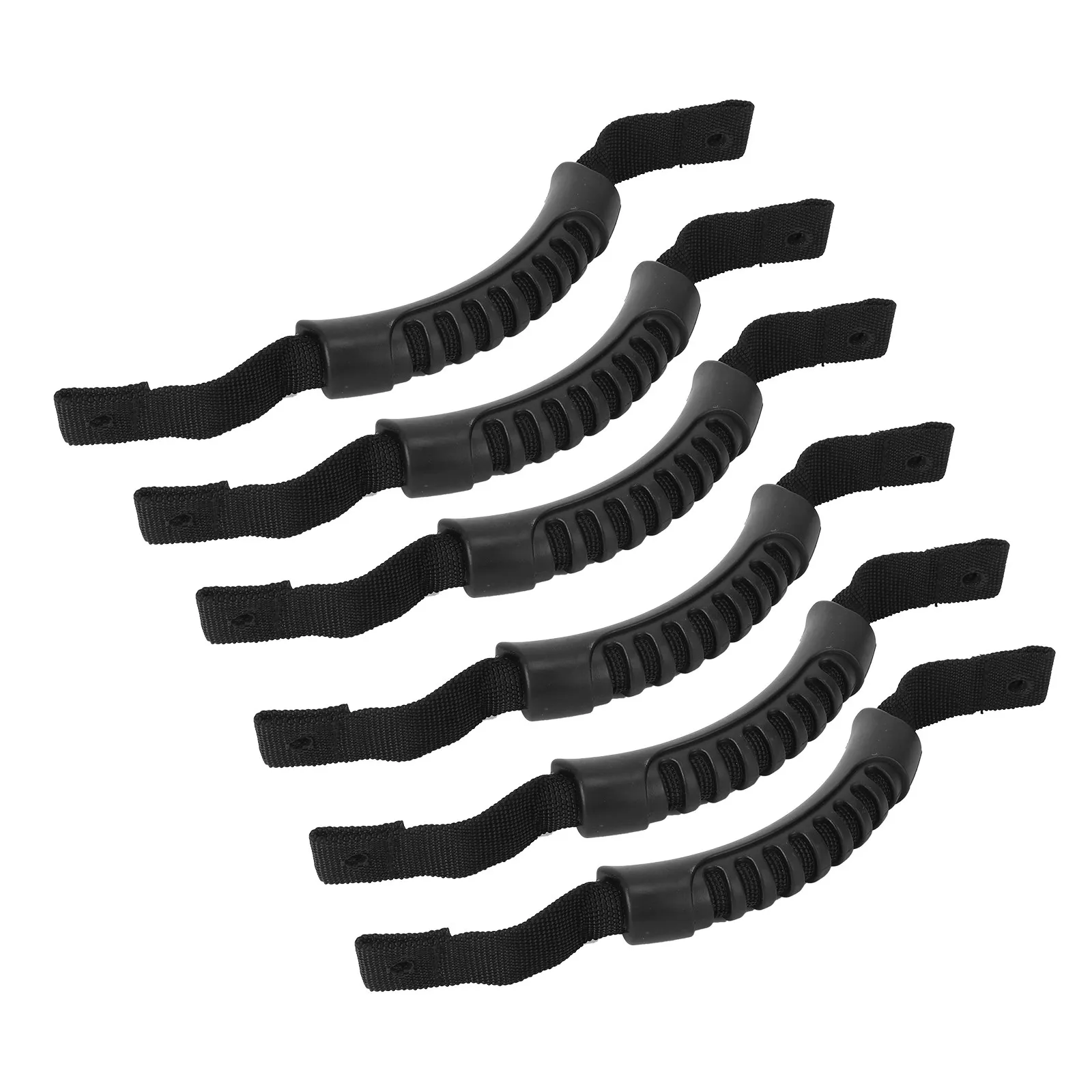 

6 шт. ручек для переноски каяков, боковые крепления, ПВХ, для лодок, каноэ, багажа, чемоданов, универсальные сменные ручки, аксессуары для водного транспорта