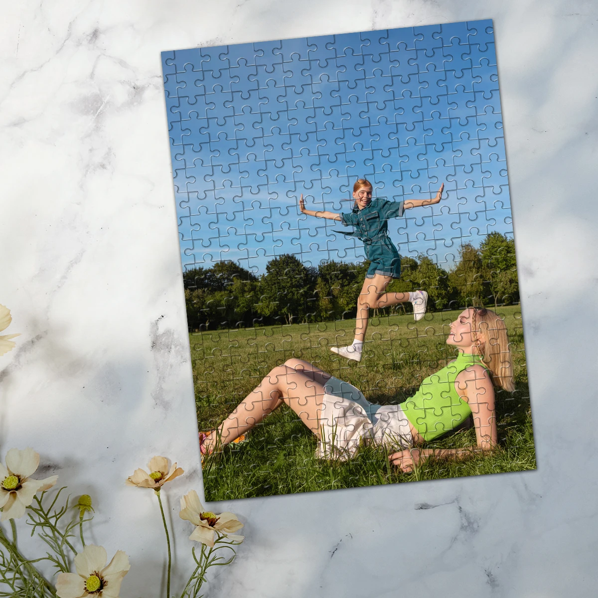 35/300/500/1000 ชิ้น จิ๊กซอว์ภาพถ่ายส่วนตัว ปรับแต่งได้เอง รูปภาพเพื่อน โพสต์รูปภาพเพื่อทำจิ๊กซอว์แบบกำหนดเอง ของขวัญสุดพิเศษสำหรับครอบครัวและเพื่อน