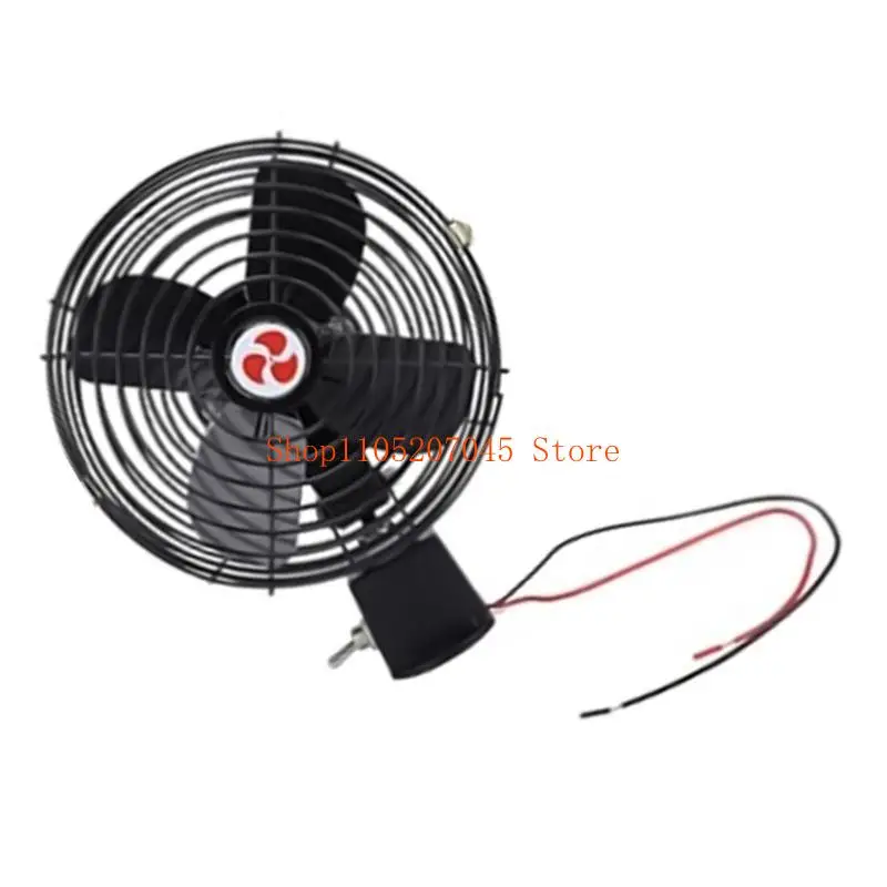 37cd 12V 24V Automotive Cooling Fan With Noise Reduction Technology For Long Drives