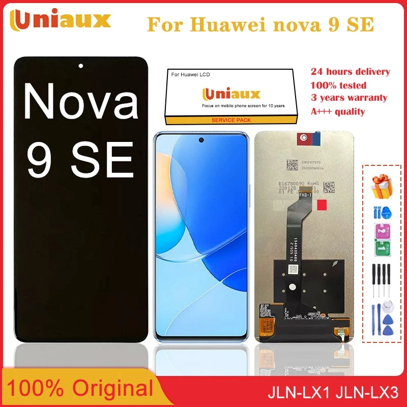 

6.78'' Original For Huawei Nova 9 SE 9SE 5G LCD Display Screen Touch Panel Digitizer For Honor 50 SE JLH-AN00 LCD Display