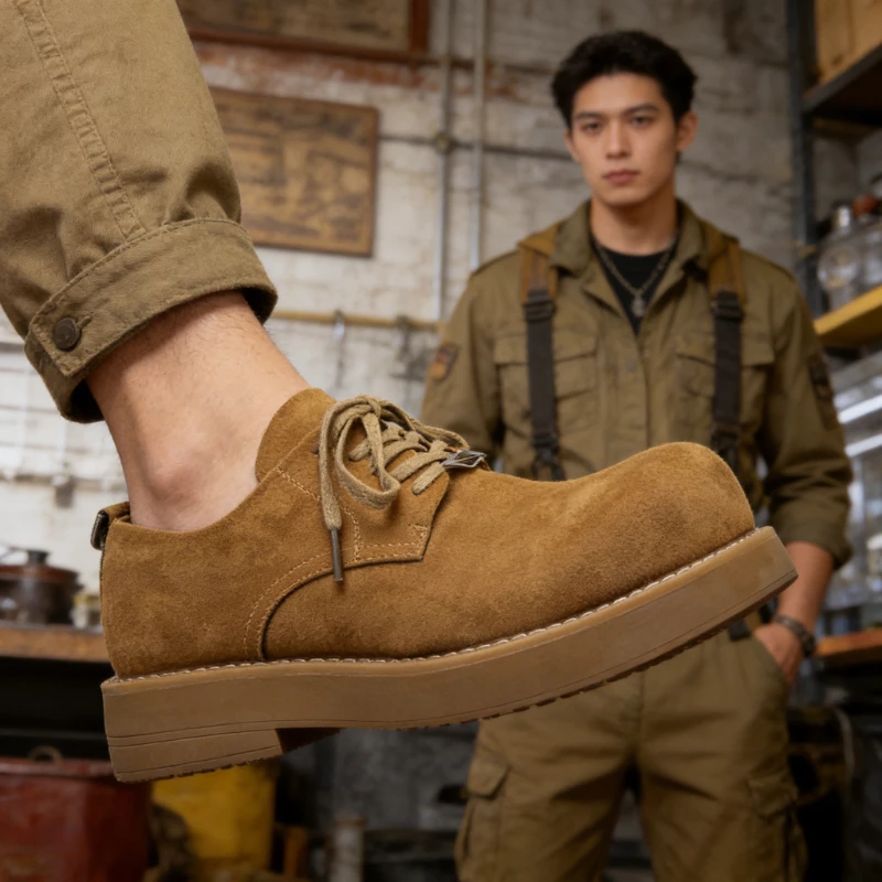 

Высококачественные мужские туфли дерби с массивным носком, низкие кожаные туфли на толстой подошве, мужские деловые повседневные оксфорды, Zapatos Hombre