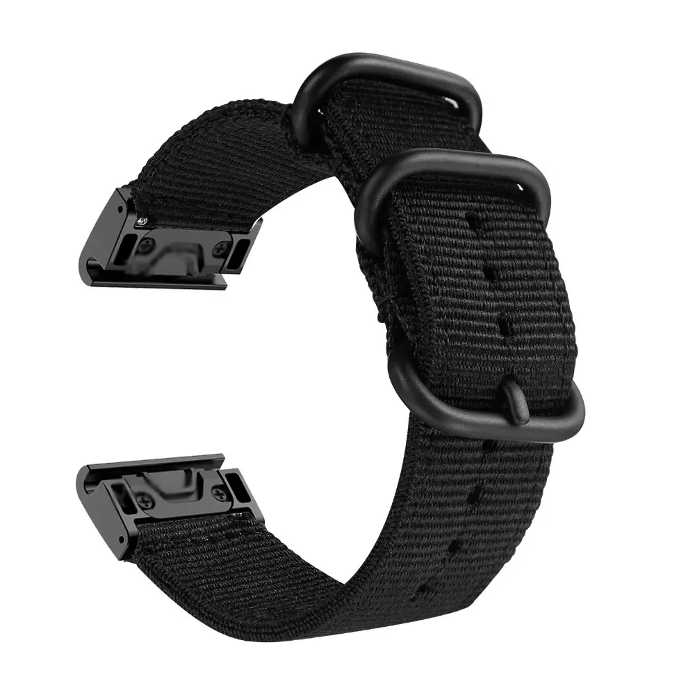 22 26mm Smart Watch cinturino in Nylon a sgancio rapido per bracciale Garmin Fenix 7X 7 Pro 6X 5X 3 3HR /Garmin Enduro MK1 MK2i