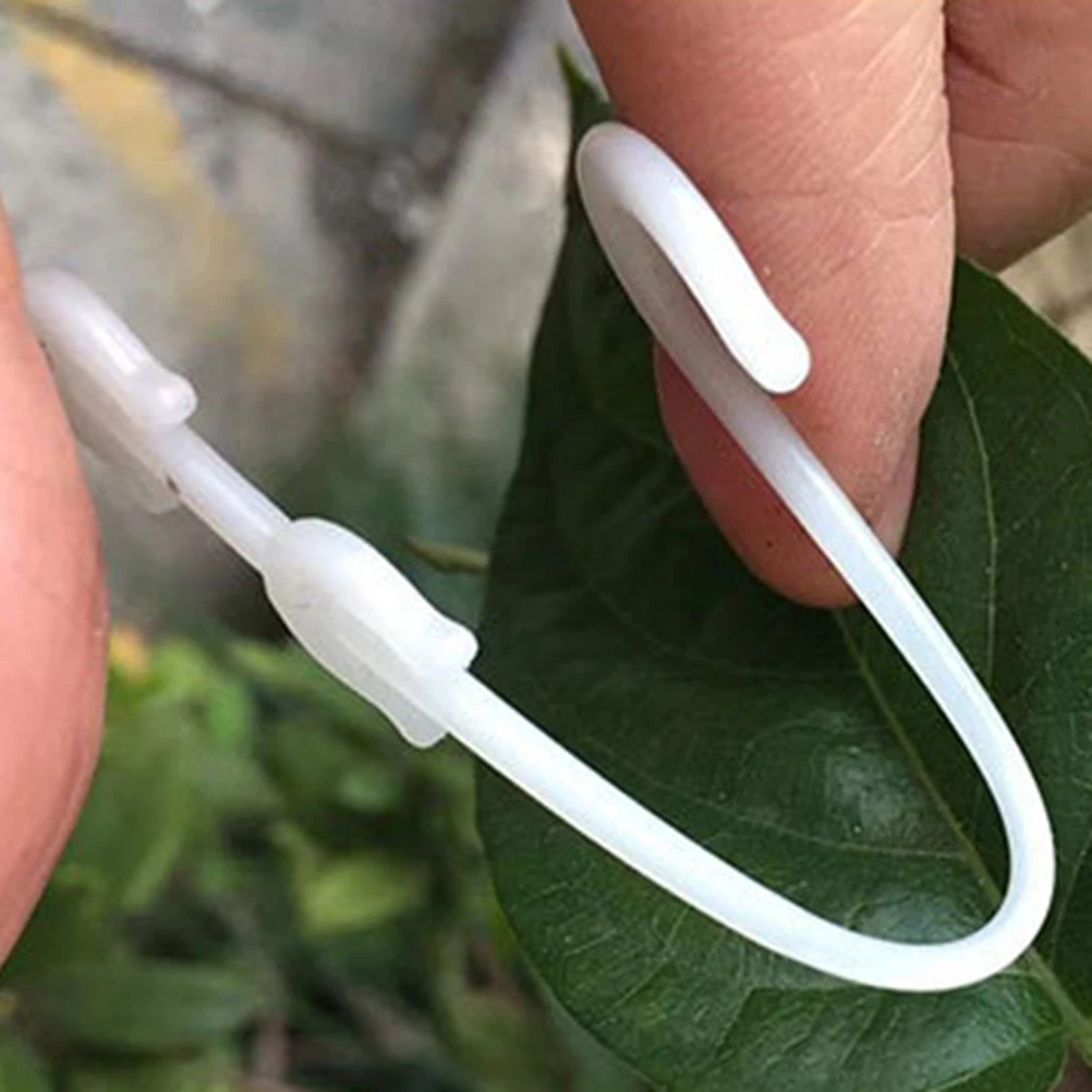 

100pcs Fruit Ear Hook Greenhouse Tomato Support Heavy Duty Plant Hanging Clip For Vine Crops Garden Trellis Vegetable Growing