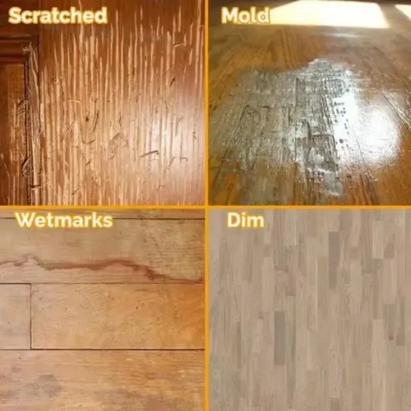 Furniture Polishing Beeswax Natural beeswax Wood Seasoning Beewax Wooden Floor Cleaning Maintenance Polished Brighten Care Wax image 5