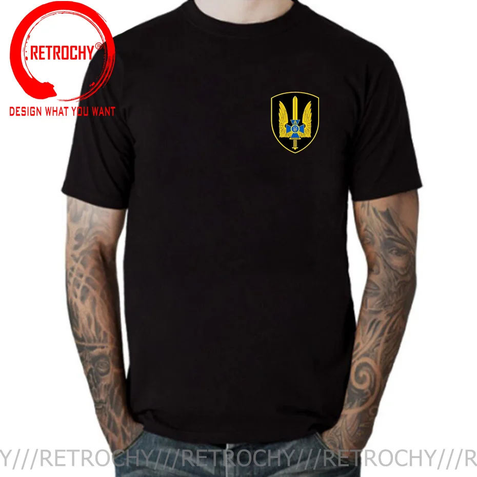 Ukraine Alpha Group Special Forces Spetsnaz Premium T-Shirt. High-quality Cotton Short Sleeve O-Neck Mens T Shirt New XS-3XL Tee