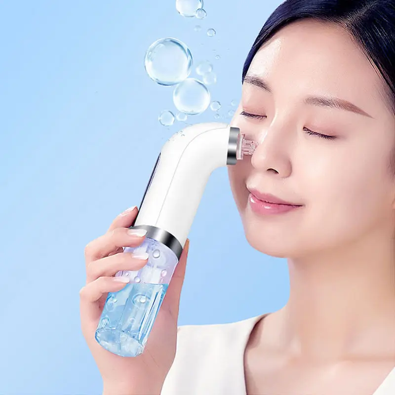 Machine électrique portative de nettoyage des pores du visage à bulles ultra-fines, un outil de nettoyage et d'hydratation en profondeur de soins de la peau à la maison