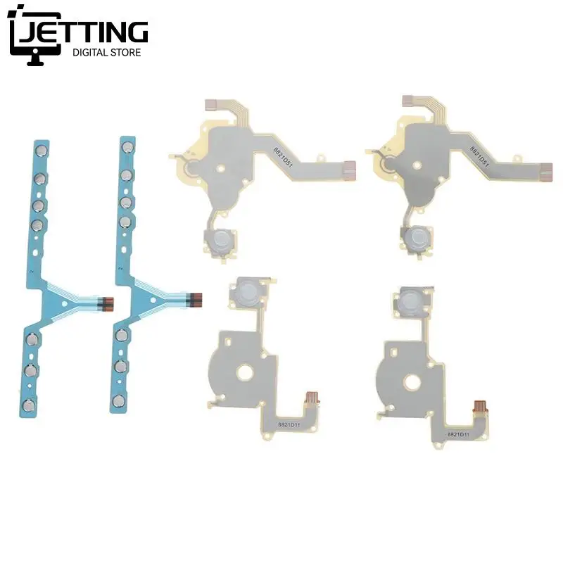 3pcs/set Left Right Buttons Button Flex Ribbon Cable Assembly Flex Cables Replacement Repair Parts Component for PSP 3000